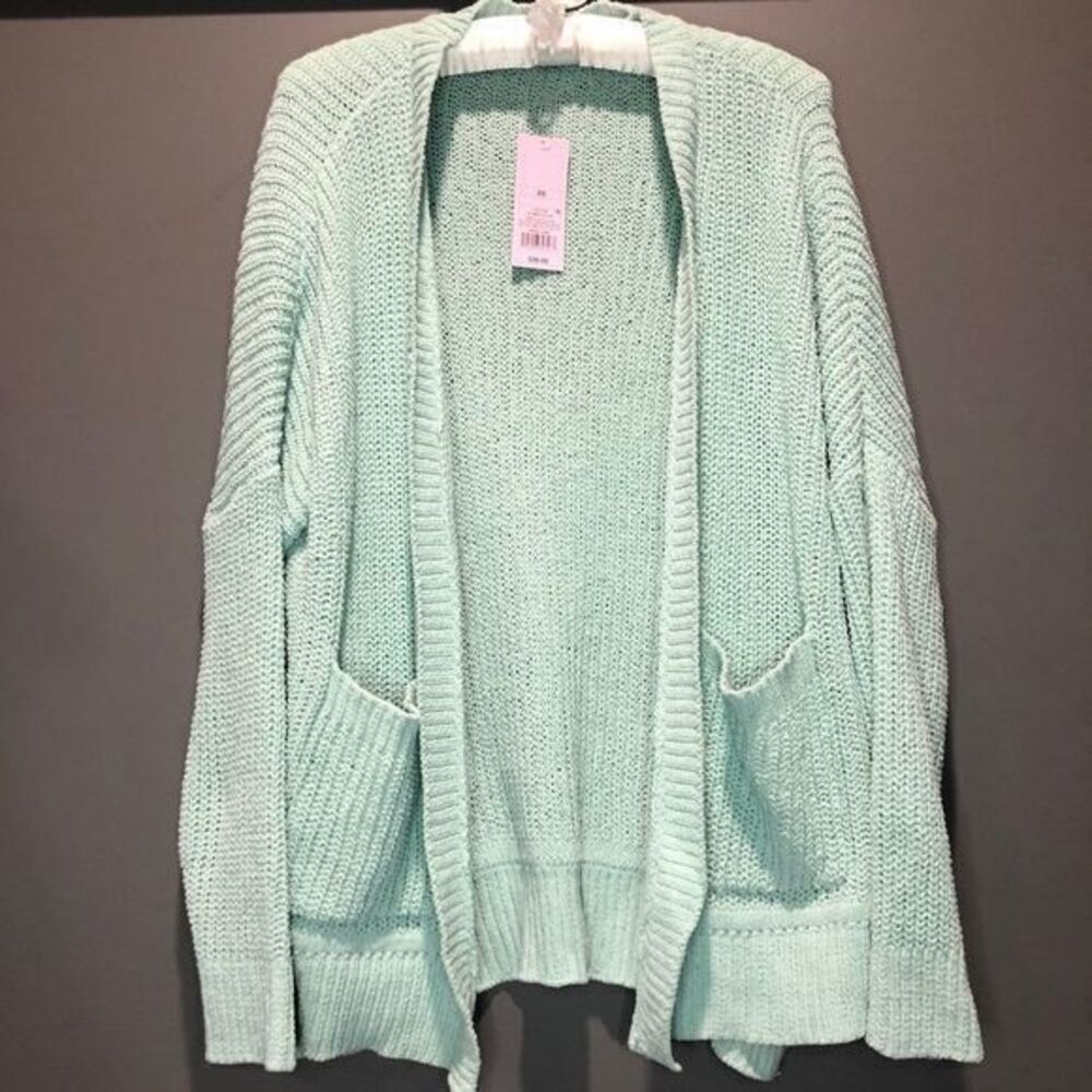 Wild Fable Pale Mint Grandpa Oversized Cardigan NEW